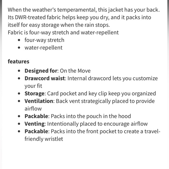 Lululemon Pack It Up Jacket Honeycomb Size 6 - Picture 14 of 14